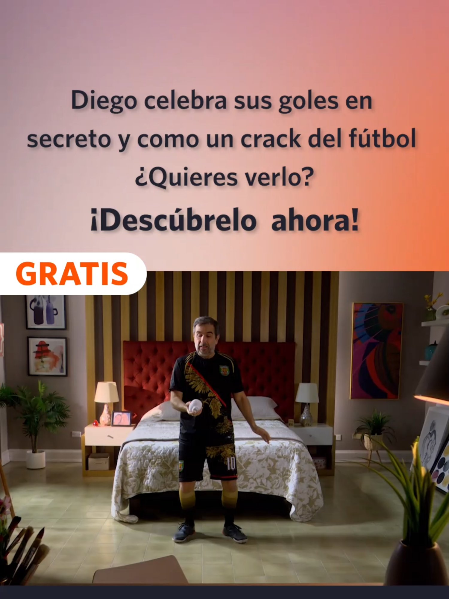 ⚽💥 ¡DESCUBRE EL SECRETO DE DIEGO! 💥⚽ Mira la escena exclusiva que no salió en TV: Diego demuestra que también es un crack del fútbol y lo celebra en secreto. Solo en América tvGO. ¡GRATIS en Perú!  📲 Entra a tvgo.pe o descarga la app en tu celular o tablet y no te pierdas esta experiencia en los próximos capítulos: *Gratis solo en territorio peruano *Disponible bajo suscripción en el extranjero