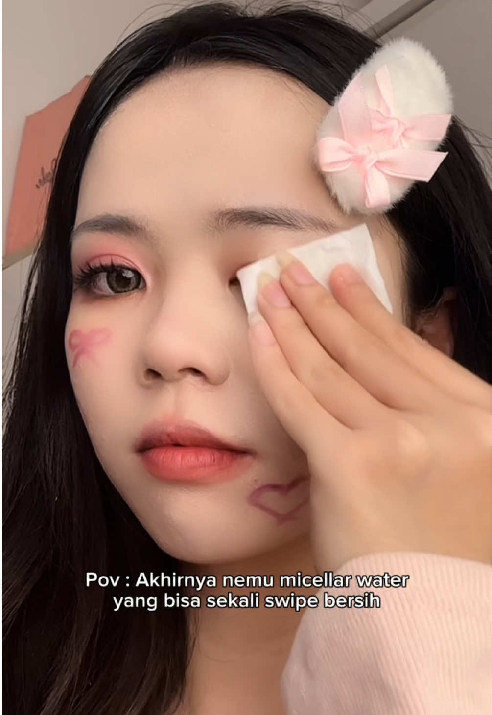 Ga males bersihin makeup lagi kalau pakai #micellaraffordable #micellarviral #micellarg2g #micellarwater #makeupremoval 
