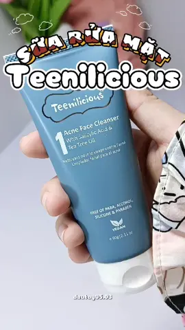 Sữa rửa mặt Teenilicious 🌷🛍️ #teenilicious  #teeniliciousacnefacecleanser  #suaruamattrimun  #muntuoidaythi  #myphamthuanchay #xuhuong #viral #fyp 