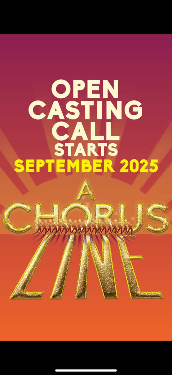 “I really need this job…” and this could be yours! 👯👯‍♀️ It all started in New York… now, Philippines, it’s our turn. An open casting call is happening soon for Theatre Group Asia’s A Chorus Line! We’re looking for bold, brilliant, and unforgettable performers ready to put themselves on the line. Think you’ve got what it takes? Mark your calendars and get ready to step into the spotlight: 📍 September 6 – Manila 📍 September 13 – Cebu 📍 September 20 – Bacolod 📍 October 11 – Davao 📍 October 25 – Manila Watch our social media channels for more updates and casting call details. #AChorusLinePH #TheatreGroupAsia #ACLPHAudition