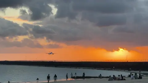 Beautiful sunset #fyp #sunset #ilovebali 