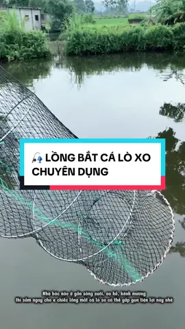 🎣 LỒNG BẮT CÁ LÒ XO BẮT CÁ,TÔM,CUA..#tiktok #xuhuongtiktok #videoviral #dogiadung #longlosobatca #longbatca #batca #luoibatca 