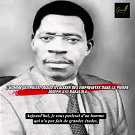 #JosephAyoBabalola #HommedePrière #TemoignagePuissant #EmpreinteduCiel L'homme qui priait jusqu'à laisser des empreintes dans la pierre.