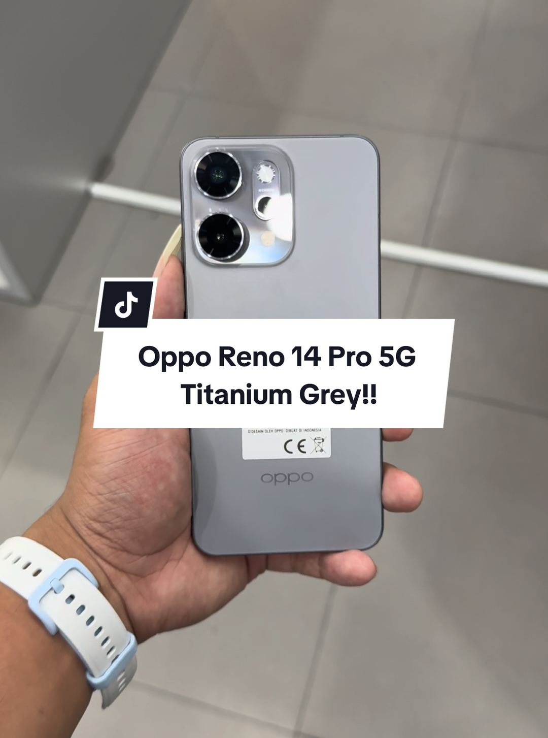 Oppo Reno 14 Pro 5G Titanium Grey, kameranya gokil banget !! 👌🏻 #oppo #opposelfie #oppoindonesia #kangoppo #opporeno14series #fyp 