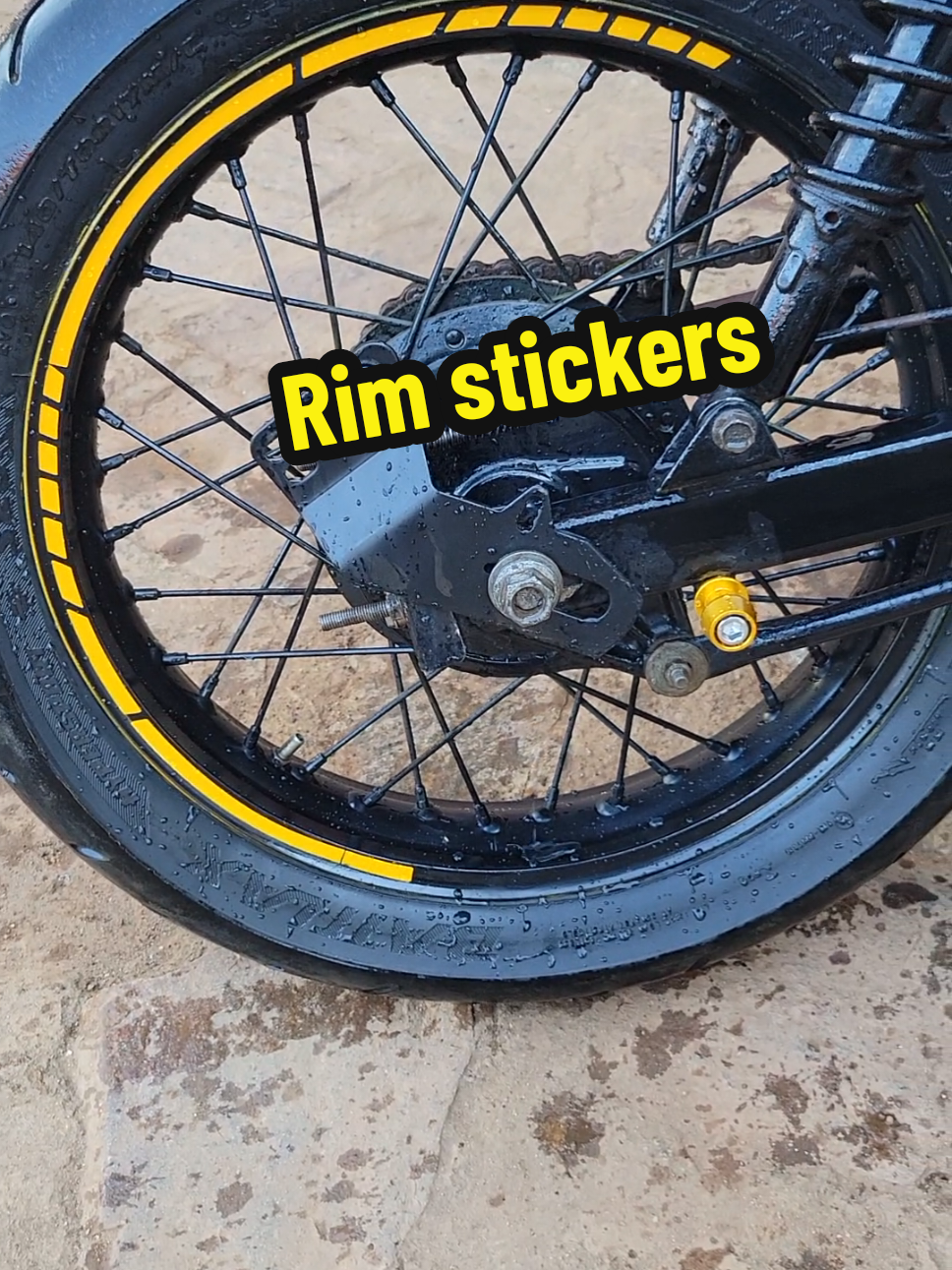 Universal rim stickers available in multiple colors @ 20k ugx #motorcycleshop #rimstickers #motorcycledecals 