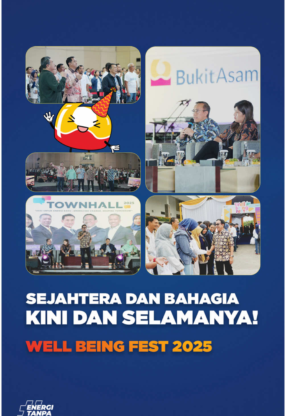 Karena Sejahtera itu Hak Semua ☀️ Di Bukit Asam, kesejahteraan Insan adalah prioritas. Well Being Fest tahun ini kembali hadir dengan ragam aktivitas yang mendukung kesehatan mental, sosial, fisik, hingga finansial ✨ Yuk, saksikan keseruan Well Being Fest Bukit Asam di atas 🙌 #BukitAsam #EnergiTanpaHenti 