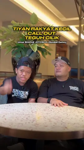 TIYAN CALL OUT TEGUH CILIK UNTUK SHADUK JOTOSH 4 x BONDAN GEMOY @WAYAHE SHADUK JOTOSH @TIYAN RAKYAT KECIL @Teguh Cilik #bondangemoy #bondangemoyberbagi #shadukjotosh #herobondangemoy 