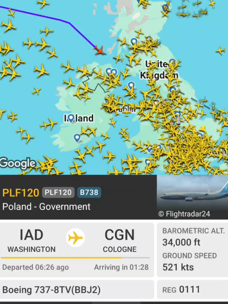 i wonder what the Polish Government were discussing in Washington  . . #poland🇵🇱 #washington #donaldtrump #2025  #flightradar24 