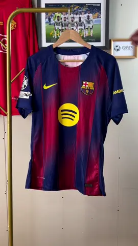 Barcelona 2025/2026 home shirt player version#football #barcelona #lamineyamal #jersey 