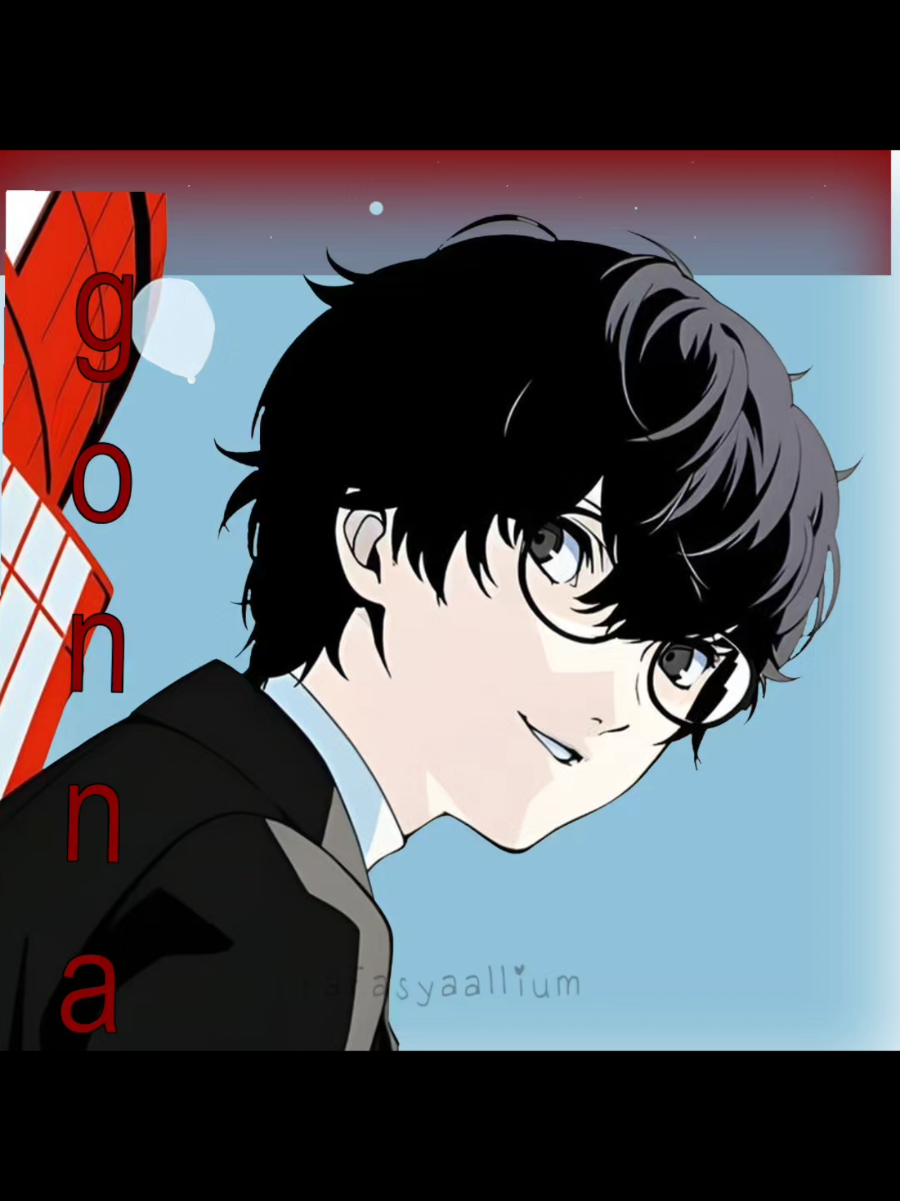 its a persona summer i just had to edit him #renamamiya #joker #ren #persona5 #persona5royak #persona #edit #transitionedit #silly #red 