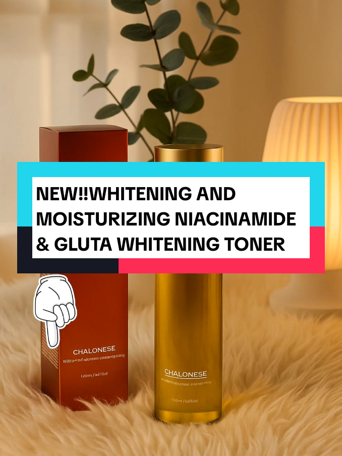 NEW!!WHITENING AND MOISTURIZING NIACINAMIDE & GLUTA WHITENING TONER 160ML 1 PCS, Perawatan Mencerahkan wajah, Facial Muka #perawatanwajah #belilokal #foryou #fyp #foryoupage 