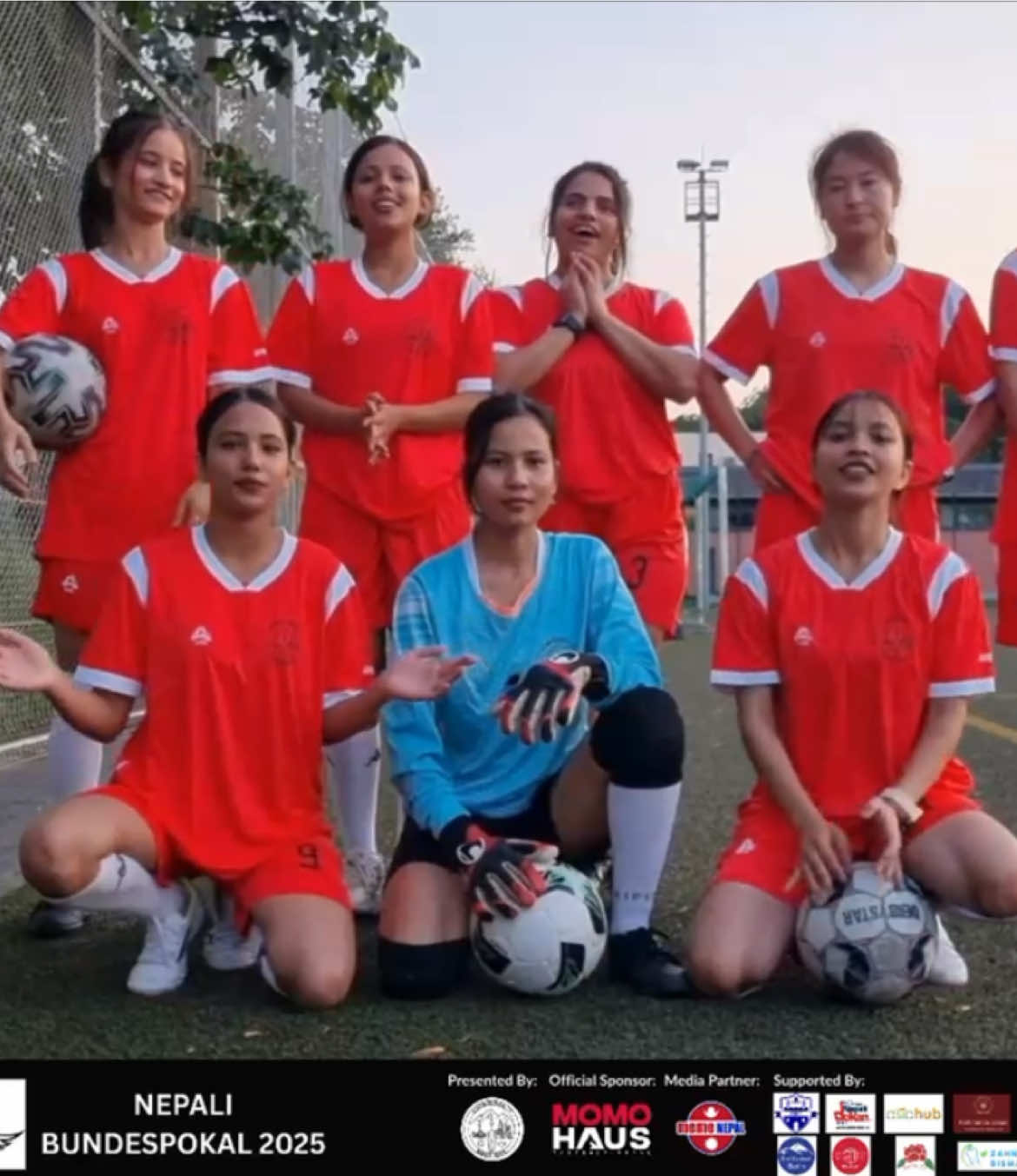 👩‍🦰⚽ A Special Invitation from Our Women’s Team! Our incredible Women’s Team at FC Berlin Nepal warmly invites you to be part of Nepali Bundespokal 2025! 🏆🇳🇵🇩🇪 We’re proud to represent strength, teamwork, and the growing spirit of women’s football. Come cheer us on, support the game, and celebrate community through sport! 🙌💪 📅 Save the dates and witness passion, power, and unity on the field. Let’s make history together! 💙 #FCBerlinNepal #NepaliBundespokal2025 #WomensFootball #StrongerTogether #HerGameToo   @momohaus @EIIET Berlin @meme NEPAL @Joshmi 🇳🇵❤️ @Trista @D A L B H A T @Kathmandu Dabali 👨‍🍳 @Lakheproduction @Solti Restaurant @🇳🇵𝐃𝐈𝐏𝐒𝐇𝐈® 