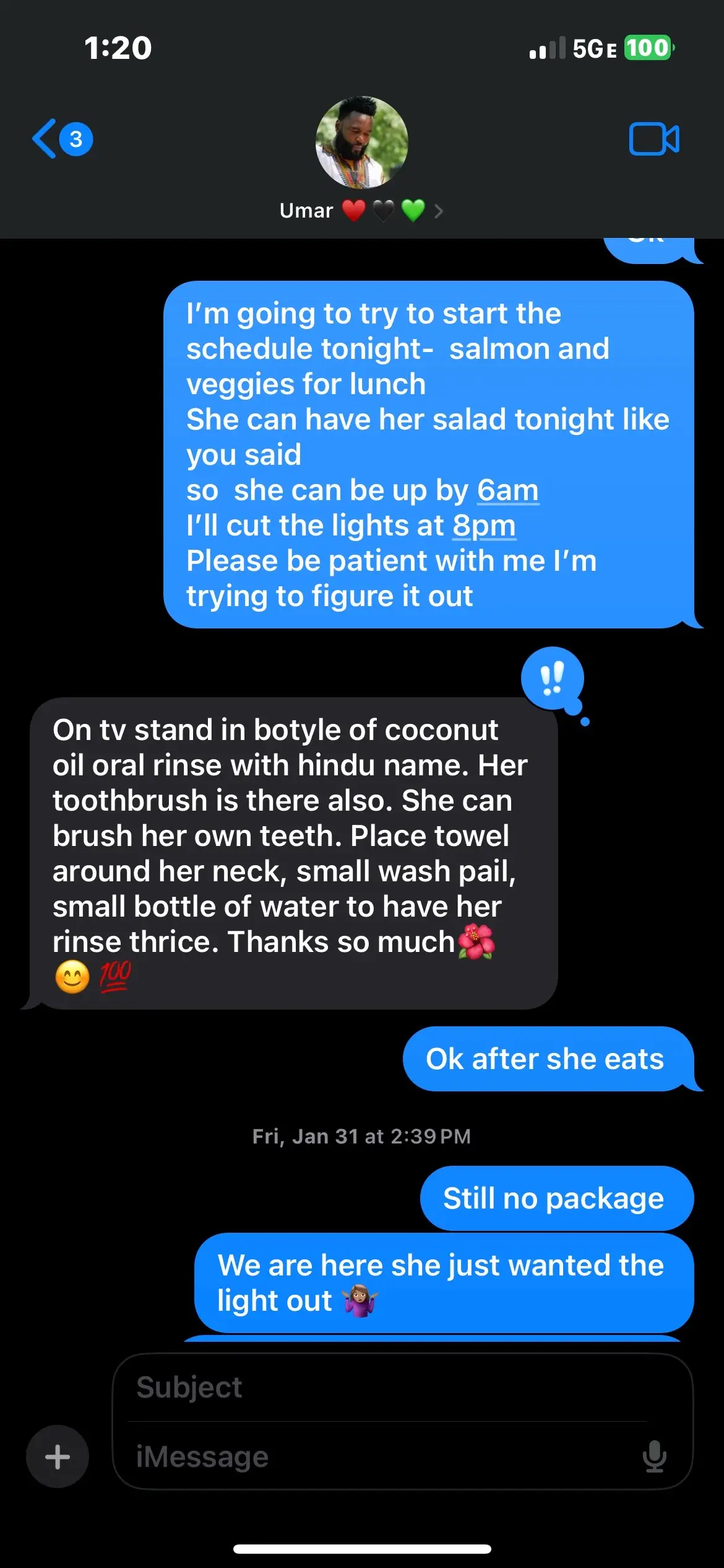 I was invested In her and you didn’t like that …controlling - I kept her while you visited a woman - no problem - you came in and went in on me about dishes - you messed ya self up …I was solid. Everytime you needed me to stay I did - 