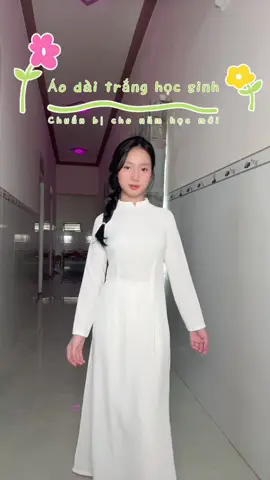Thay vì chen chúc để đi may áo dài thì nay mình thong thả ngồi uống trà rồi đặt mua luôn cho tiện ạ, chất lụa mỹ mềm mại xịn sò lắm đây này mấy nàng #aodaihocsinh #aodaitranghocsinh #behattieu #xuhuong #fyp 