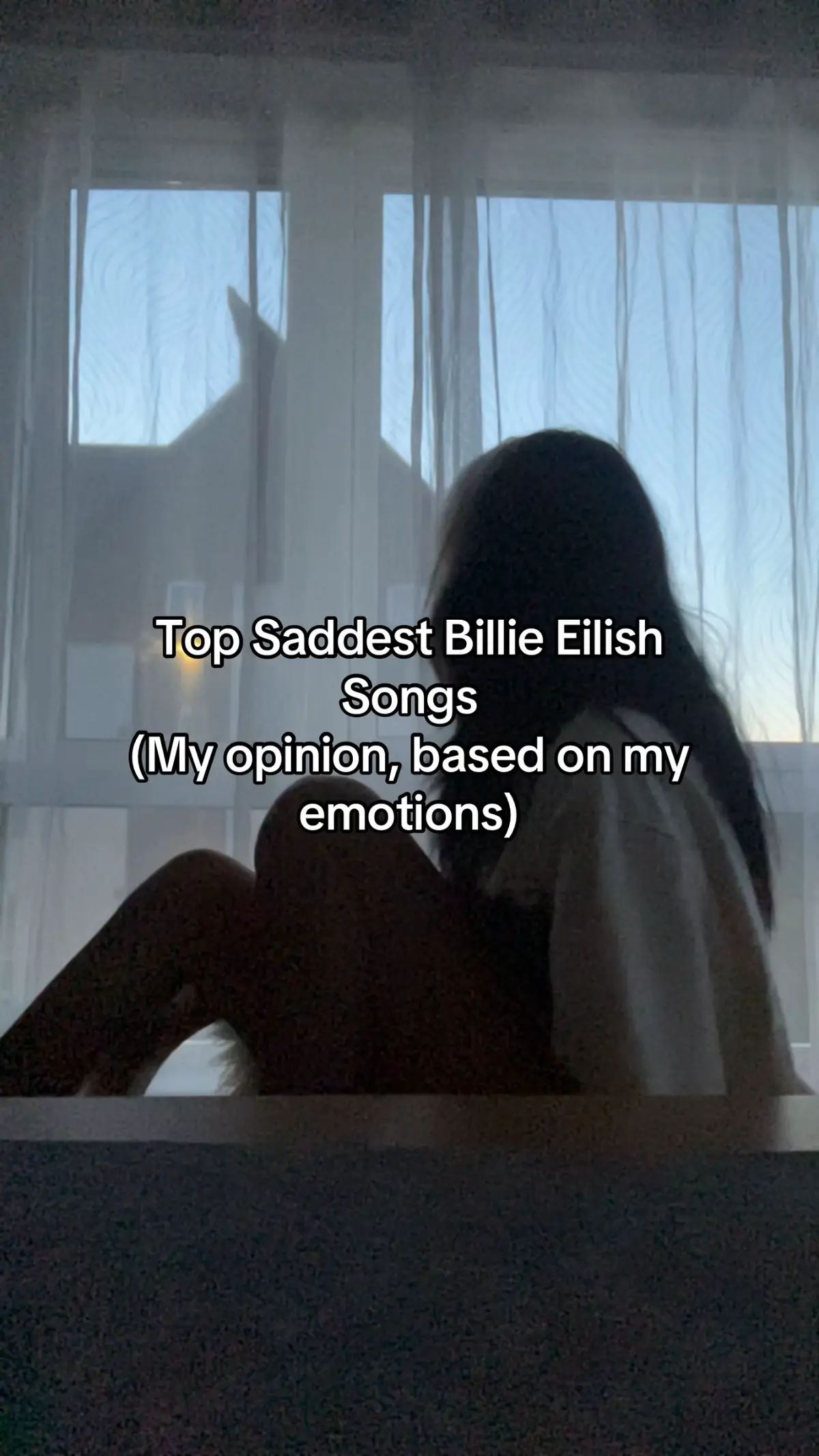 I know that there’s nothing here from HTE but the sad songs on there don’t really get me (apart from male fantasy & your power) #billieeilish #sad #relatable #upset #billie #eilish #sadedits 