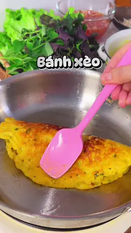 U mê k lối thoát với bộ môn này đổ bánh xèo này. Món này ngon hay không quyết định ở bột ngon. Pha như e auto ngon ạ. #nauan #monngonmoingay #xuhuong #quynhquynhthichnaunuong 