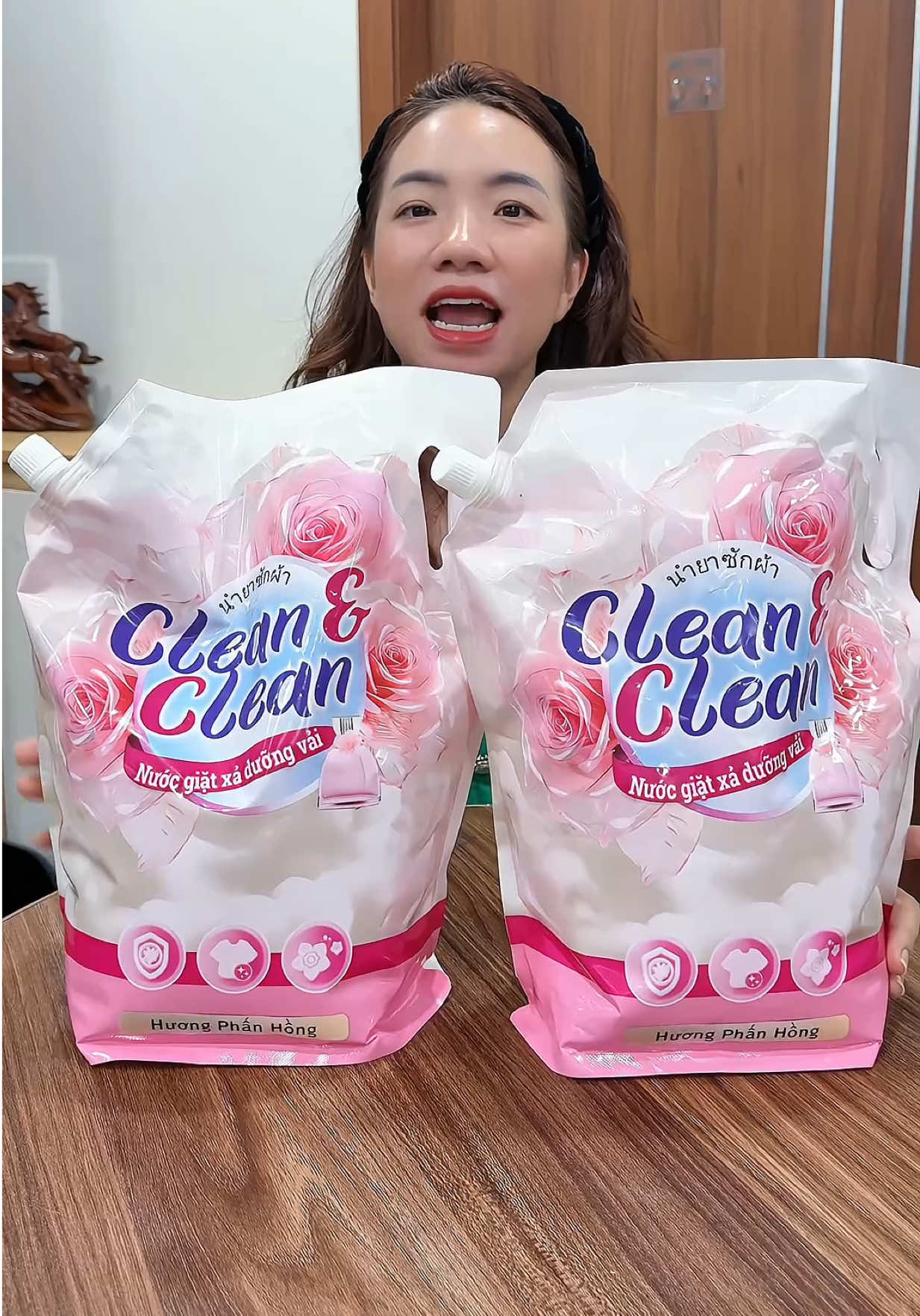 Nước giặt Hương Phấn Hồng 3,2L - Dòng Cao Cấp - Giặt Xả Hương Nước Hoa #xuhuong #nuocgiathuongnuochoa #huyenhomhinh365 