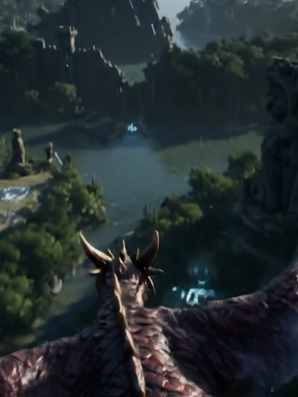 Dragon rider Flies Above beautiful medieval place #dragon #pov #fantasy #magic #medievaltiktok #fanfiction  #medievaljourney 