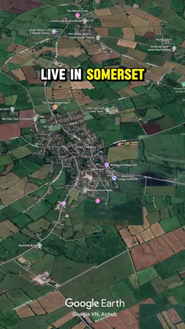 Where is the nicest place to live in Somerset? #somerset #unitedkingdom #wedmore #chewvalley #frome #bruton #england #googleearth #geography 