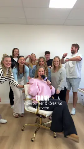 We thought it was time we reintroduced ourselves…. 👀💜 (we also have our amazing warehouse gals who weren’t working today!)  #voomie #workplacetiktok #workplacehumor #employee #adhdtiktok #adhd 