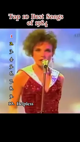 Which song do you think is number one? Write it in the comments section. #1984 #80s #80shits #fyp #80smusic #80shits#Song #1980s #Music #Classics #Hits #80smusic #popular #longervideos #fanedit