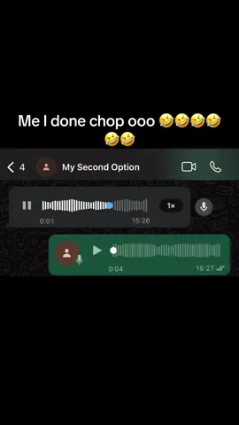 You done chop? 