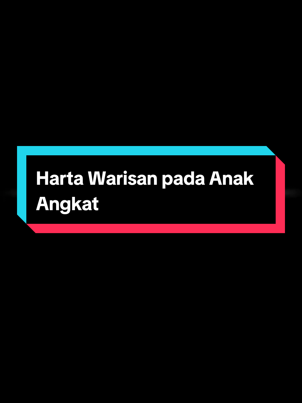 Pemberian sebagian harta warisan kepada anak angkat yang tidak mendapatkan wasiat, maksimal 1/3 dari harta warisan Konsultasi Gratis langsung Dm/chat. https://en.wh.ms/62089520918581 #pengacarakendal  #warisan #anak #fyp  #masukberanda