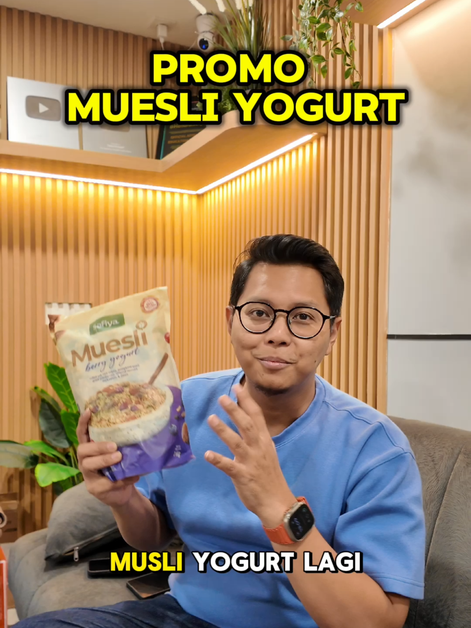 Muesli berry yogurt by Safiya harga murah promo camilan sehat untuk sarapan #muesliberryyoghurt #mueslisafiya #muesliberryyogurtsafiya #wibgajian #cuantanpabatas