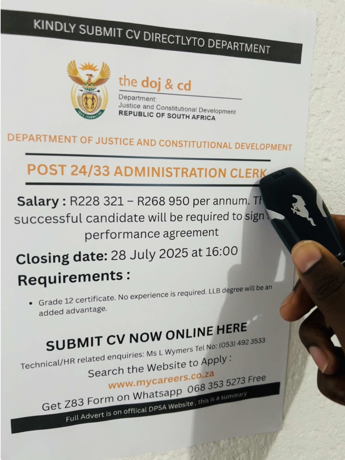 Government jobs that does not need experience 