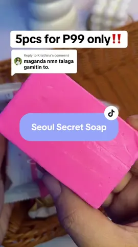 Replying to @Kristhina Goodbye darkspots, peklat at meron pang longlasting perfume scent #seoulsecretcolognesoap #seoulsecret #whiteningsoap #whitening #soap 