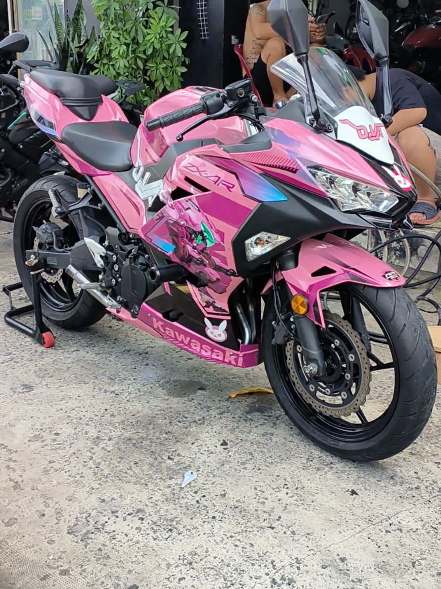 zx4r phiên bản hồng mạnh mẽ #ninja400 #xh #fypシ゚ #zx4rr 