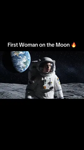 First woman on the moon 💀 #viral #fypシ #fyp #woman #problems 