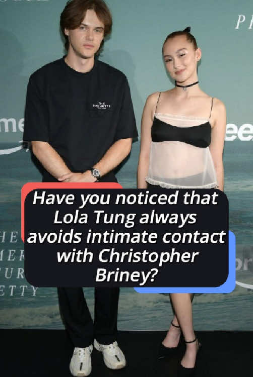 Have you noticed that Lola Tung always avoids intimate contact with Christopher Briney The reason behind it is chilling.#us #usa #foryou #fyp #celebrity #celebrities #thesummeriturnedpretty 
