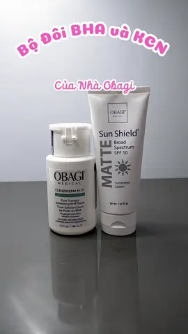 Bộ đôi nhà Obagi mà tuiii mê #Obagi #obagimedicalvietnam #BHA #kemchongnang #skincare #chamdakhoahoc #chamda 