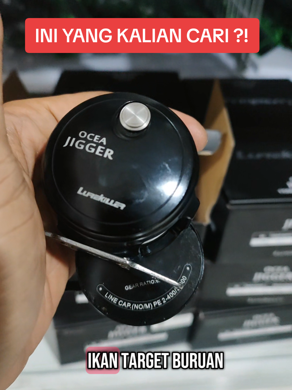 reel OH lurekiller OCEA JIGGER. #reel #reelpancing #reeloh #reeloverhead #overhead #reeljigging #jigging #lurekiller #oceajigger #fishing #mancing #mancingliarindependent #fyp #tranding #viral #affiliate 