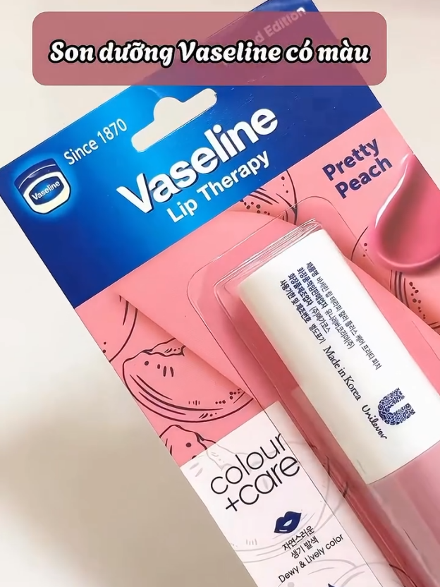 🌷Son dưỡng Vaseline có màu🌷 Màu  xinh nhe ✨ #viral #fyp #vaseline #xuhuong #coco 