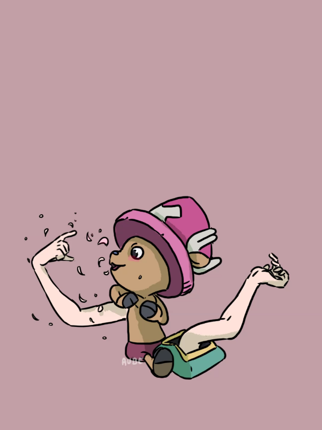 a fanart... because i'm pretty fan ^^ done with tvpaint software #tonychopper #onepiece #fanart #animation #tvpaintanimation 