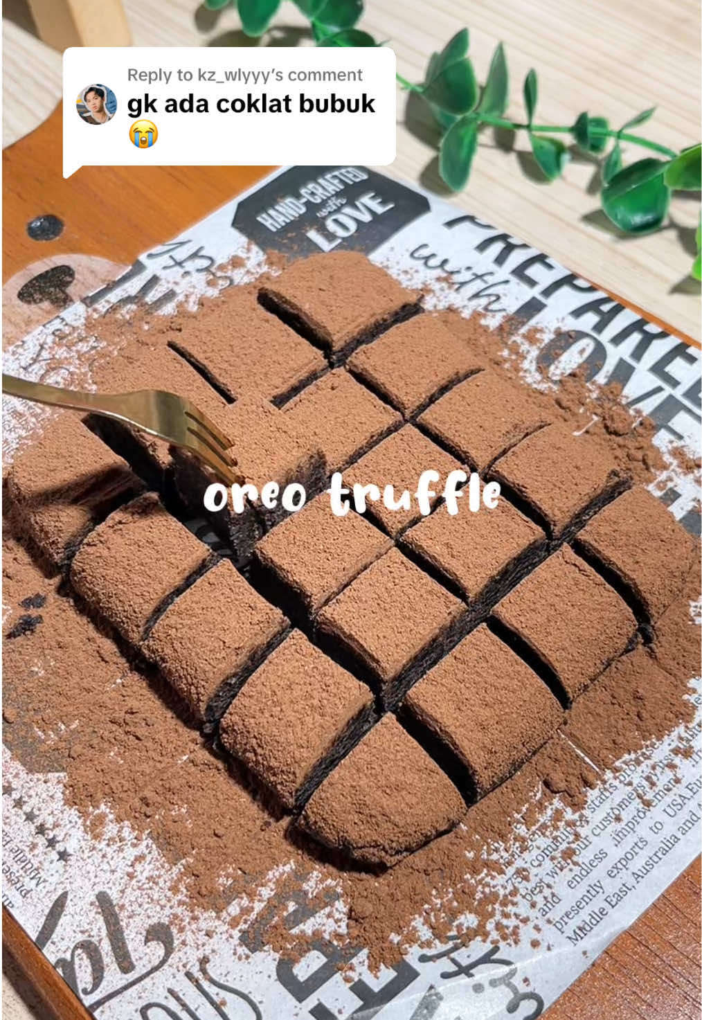 Replying to @kz_wlyyy sekarang aku bikin versi oreo truffle, cuma 3 bahan jugaa🤩 #fyp #oreotruffles #trufflechocolate #cemilanmanis #resepsimple #coklattruffle 