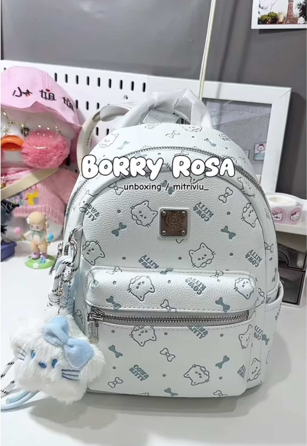 Em balo hello kitty màu xanh lam xinh iu xĩu #balo #balodihoc #balomini #balominixinh #balodichoi #balohellokitty #mitriviu_ #unboxing #xuhuongtiktok 