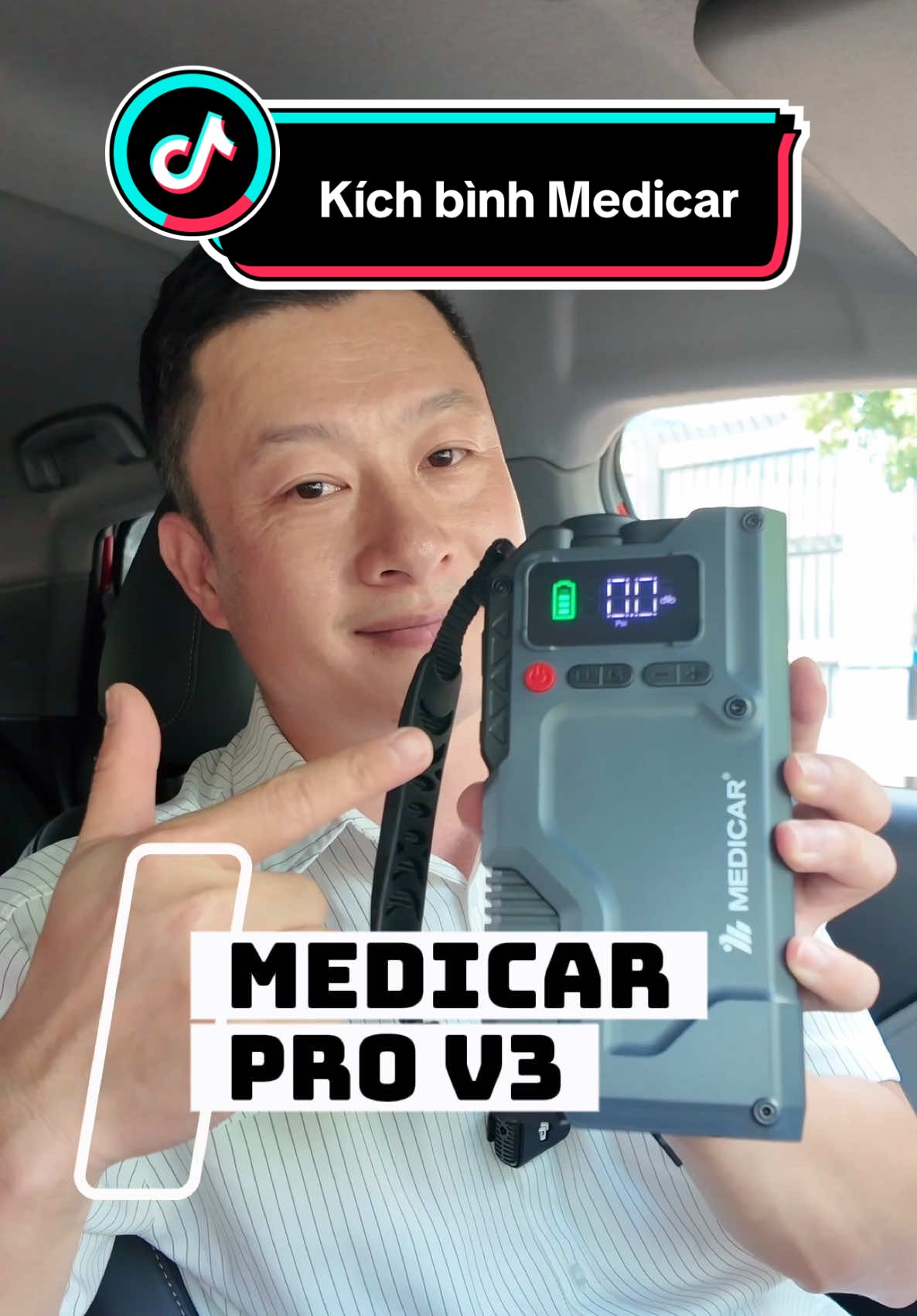 Kích bình lên đến 20 lần, bơm 6-8 lốp xe #Medicar #kichbinhbomlop #reviewcotam 