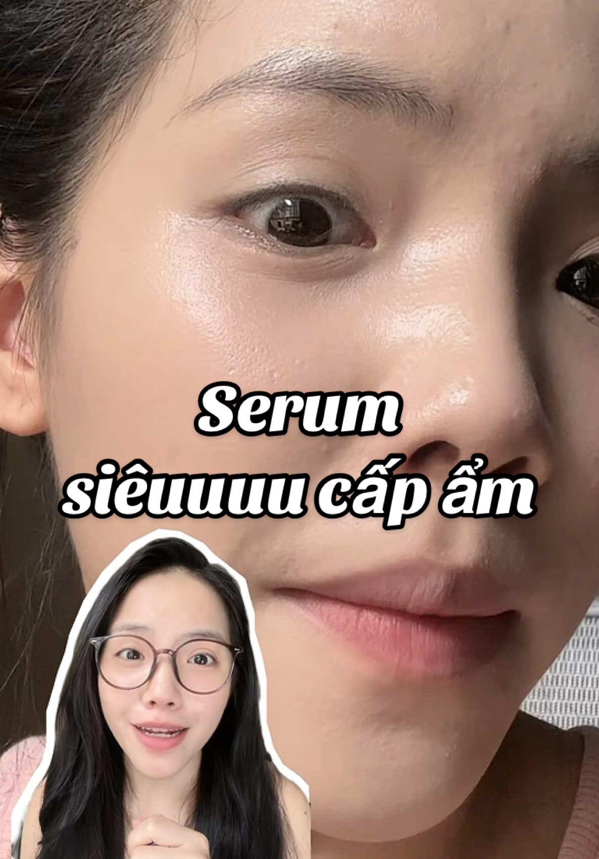 Thì ra công thức để nền căng mướt là chỉ có vậy thôi đó hả =)))) sức mạnh của da đủ ẩm hay sức mạnh của serum cấp ẩm Chando kkk #jessicareview #skincare #serumcapam #reviewlamdep #essence #chandohimalaya #lopnencangbong 