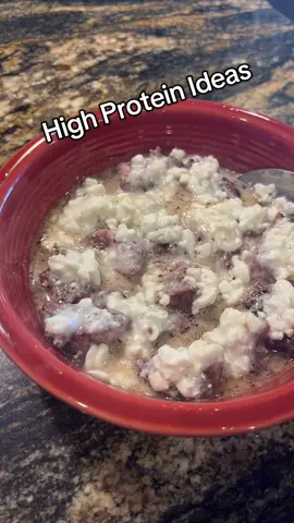 Protein ideas! #protein #cottagecheese #unconventionalbreakfast 