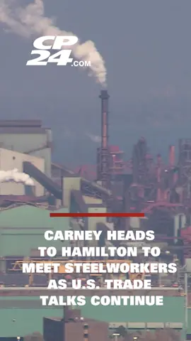 Prime Minister Mark Carney is scheduled to be in Hamilton today to make an announcement related to the steel industry. It has been more than a month since U.S. President Donald Trump doubled tariffs on steel and aluminum from 25 to 50 per cent, adding further economic insult to the two industries in Canada. Carney met with his cabinet virtually on Tuesday and told reporters before that meeting he doesn’t think Trump will agree to any trade deals without including some tariffs. Carney will tour a steel company in the city and meet with workers during his visit to Hamilton. Carney and Trump have been negotiating a new economic and security pact since early May and last week Trump unilaterally pushed the deadline for reaching that from July 21 to Aug. 1. He told Carney in a letter on July 10 Canada will be hit with 35 per cent tariffs that day, with the White House saying the current plan is for that to apply only to those Canadian imports not covered under the existing Canada-U.S.-Mexico Agreement. #news #cp24 #ontario #donaldtrump
