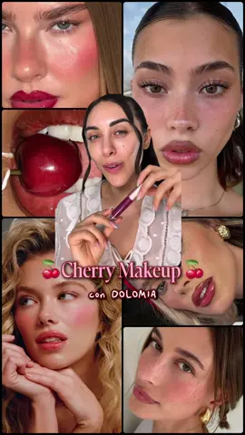 Per questo 🍒cherry make-up🍒 ho usato i prodotti Dolomia, che sono davvero perfetti per un makeup fresco da tutti i giorni! Qual è il vostro preferito?? Io ADORO il LIP PLUMPER che rende le labbra levigate e ultra morbide!! #dolomia #dolomiabeauty #adv 