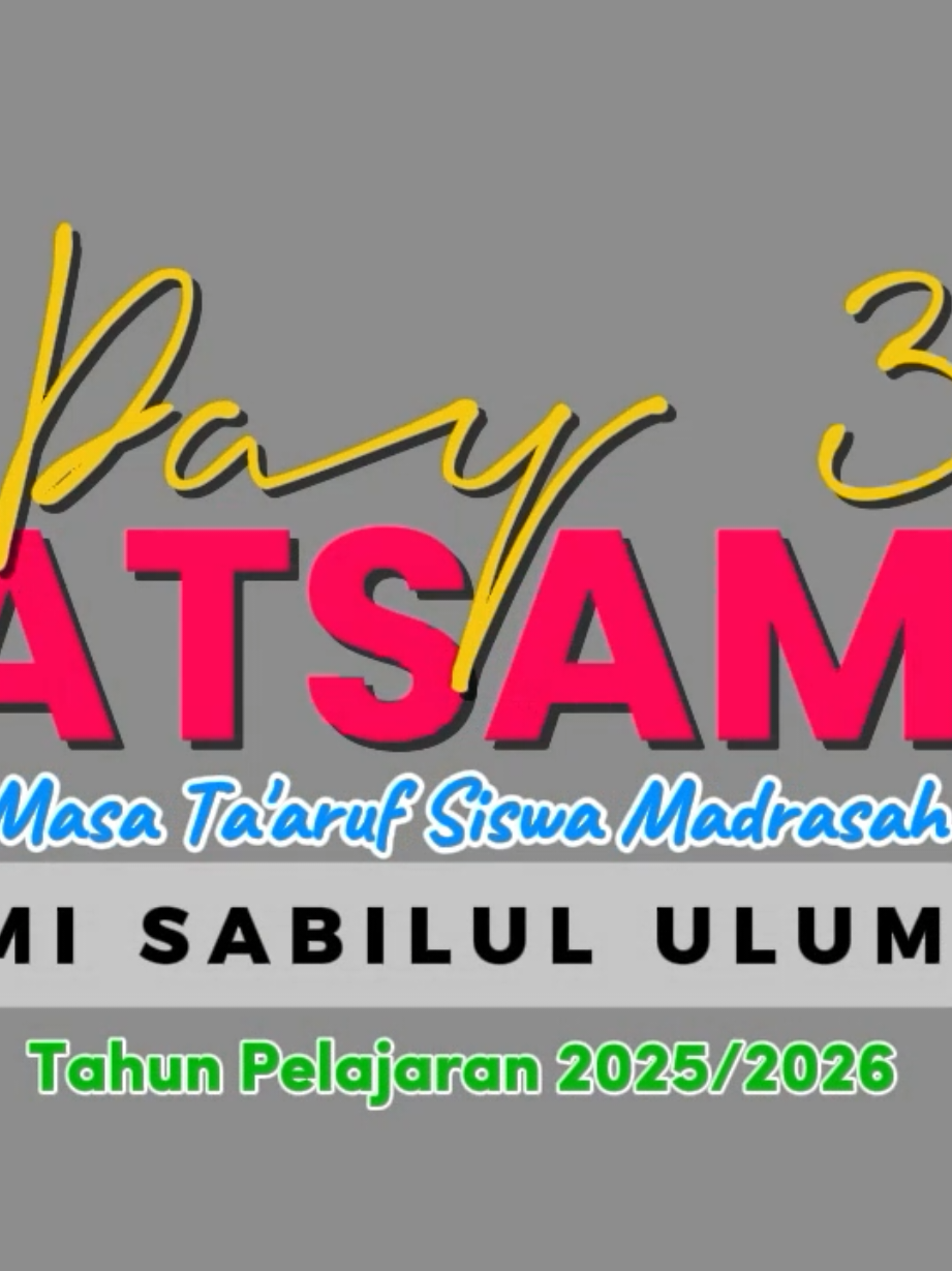 MATSAMA Day-3 #madrasahibtidaiyah #sabilululum #mayongjepara #madrasahhebatbermartabat #matsama2025 #fypシ゚viral 