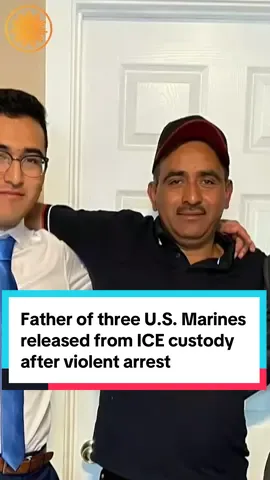 Narciso Barranco, an undocumented immigrant married to a U.S. citizen and the father of three U.S. Marines, was released on $3,000 bond after more than 20 days in ICE custody. Video of Barranco’s arrest shows federal agents punching him and holding him down forcefully. #immigration #ice