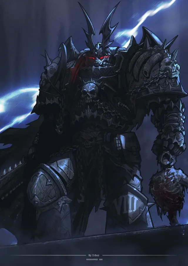 Warhammer 40000 art by Z-Bozi #warhammer #warhammer40k #warhammercommunity #chaos #wh40k #2025 #spacemarine #mankind #kingjunglemighty #fyp #вархаммер40000 #врекомендации 