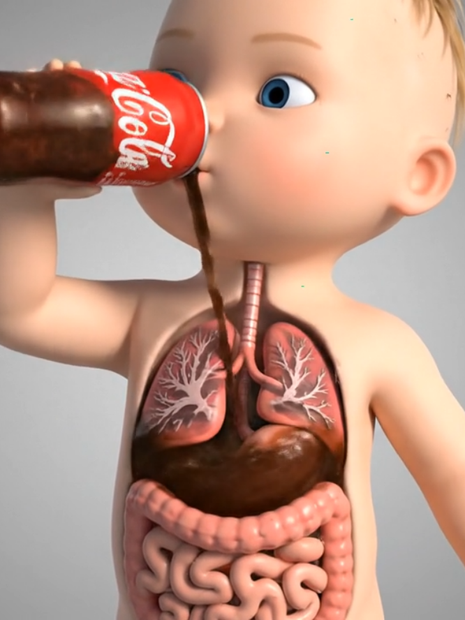 This baby drank Coca Cola… What happened inside will SHOCK you 😱🧠 Hyper-realistic AI animation reveals the terrifying impact of junk drinks on a child’s organs. Watch till the end — it’s unforgettable. 🎬 #AI #Realism #ShockVideo #fyp #viralvideo #aianimation #realisticanimation   #shockcontent #veo3 #babyvideo #cocacola   #cinematicshorts #healthwarning #trendingnow 