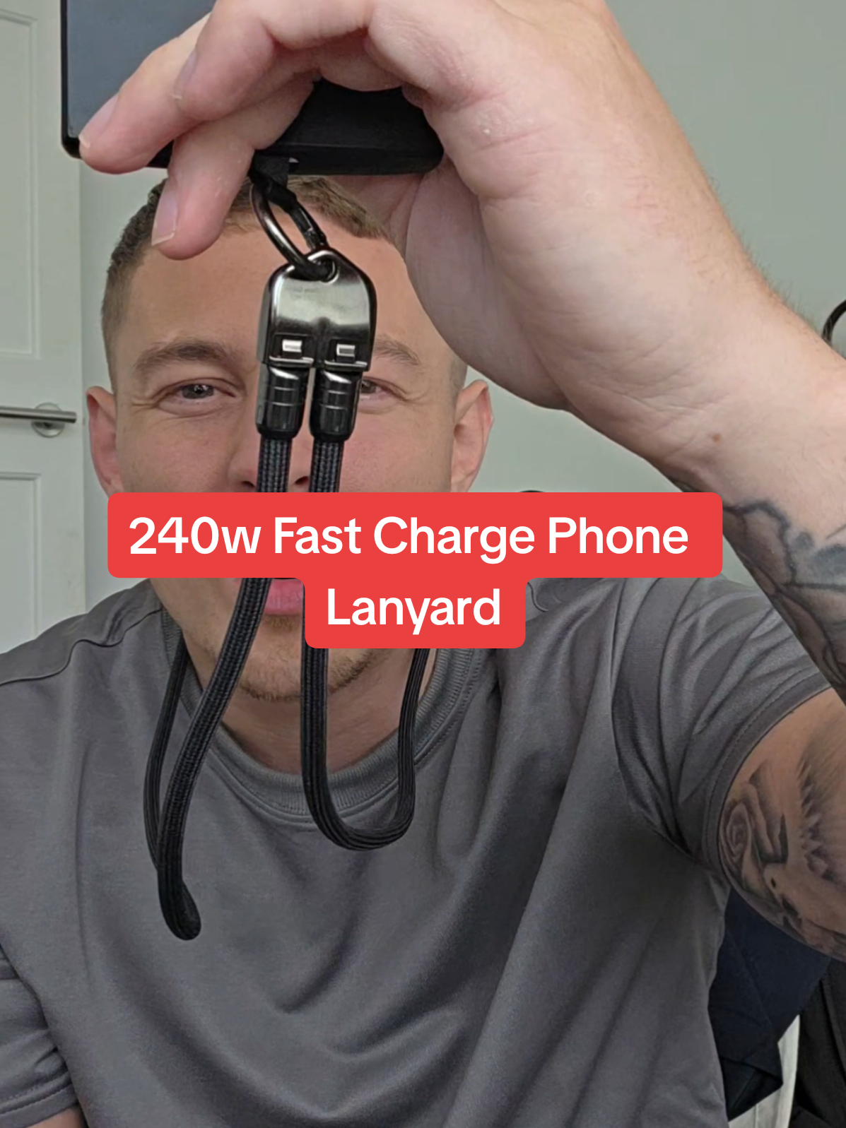 phone lanyard - this is a 240w fast charging phone lanyard #phonelanyard #chargingcable #safety #tiktokmademebuyit #spotlight 