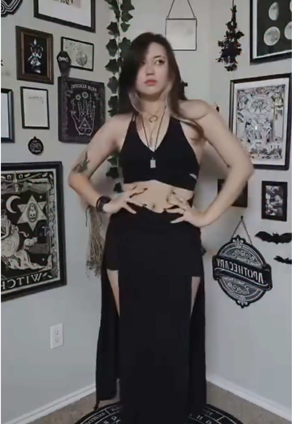 Who says black isn’t made for summer? @Artemis is serving full-black looks: powerful, fierce and totally 🔥 The SALES are still on… time to unleash your inner dark queen! #gothaesthetic #gothqueen #darkqueen #Summer #fyp 